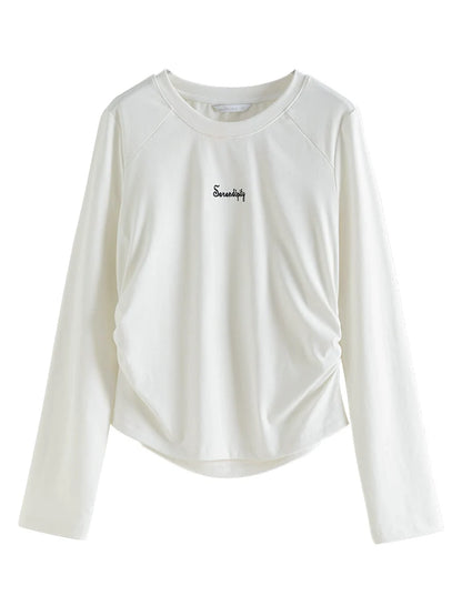 Zweiteiliges Damen-Set mit abnehmbarer Krawatte und Weste im Preppy-Stil – ideal für den Frühling in Marineblau und Khaki.