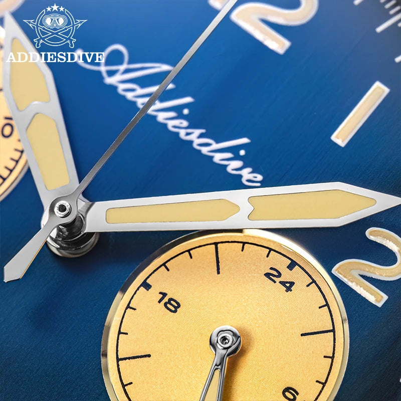 Herren-Chronograph mit VK64-Quarzwerk und Bubble-Glas