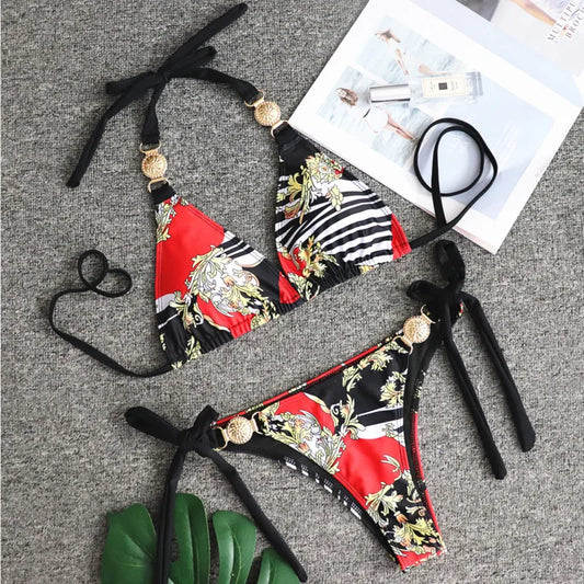 Sexy Bikini-Set für Damen – Brasilianischer Stil, ideal für Strand und Pool