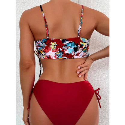 Weißer Bikini-Set für Damen – Sexy Badeanzug im brasilianischen Stil für Strand und Pool
