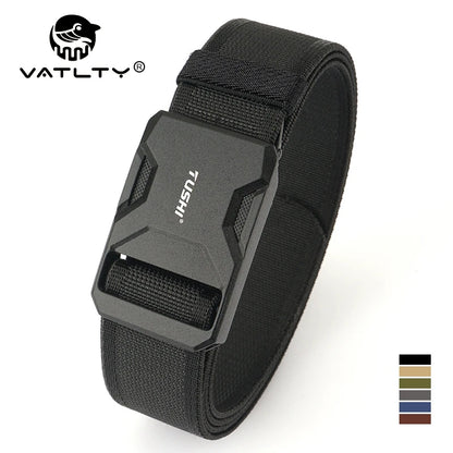 Herren-Gürtel aus Nylon mit magnetischem Schnellverschluss und elastischem Bund 35mm Breite