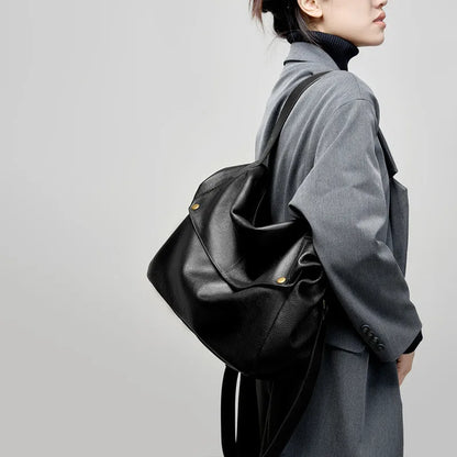 Damen Handtasche aus echtem Leder mit großer Kapazität