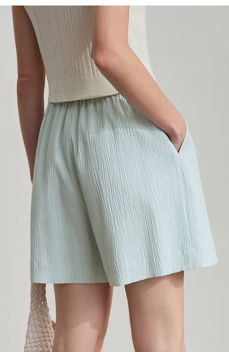 Damen Blazer Shorts aus leichtem Material für den Sommer 2025 mit Taschen