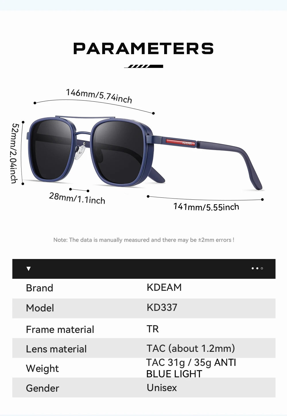 Sonnenbrille Vollrand TR90 polarisiert Angeln Fahren Herren
