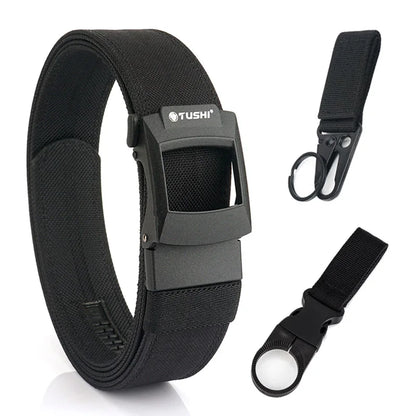 Unisex-Taktisch-Gürtel aus Nylon mit Metall-Schnellverschluss für Outdoor und Alltag