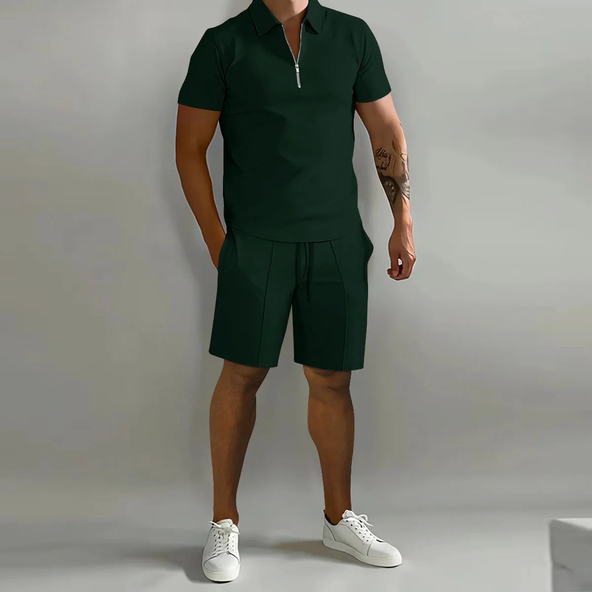 Herren T-Shirt mit Schnürung und Ösendesign – modisch und stilvoll für jeden Anlass.