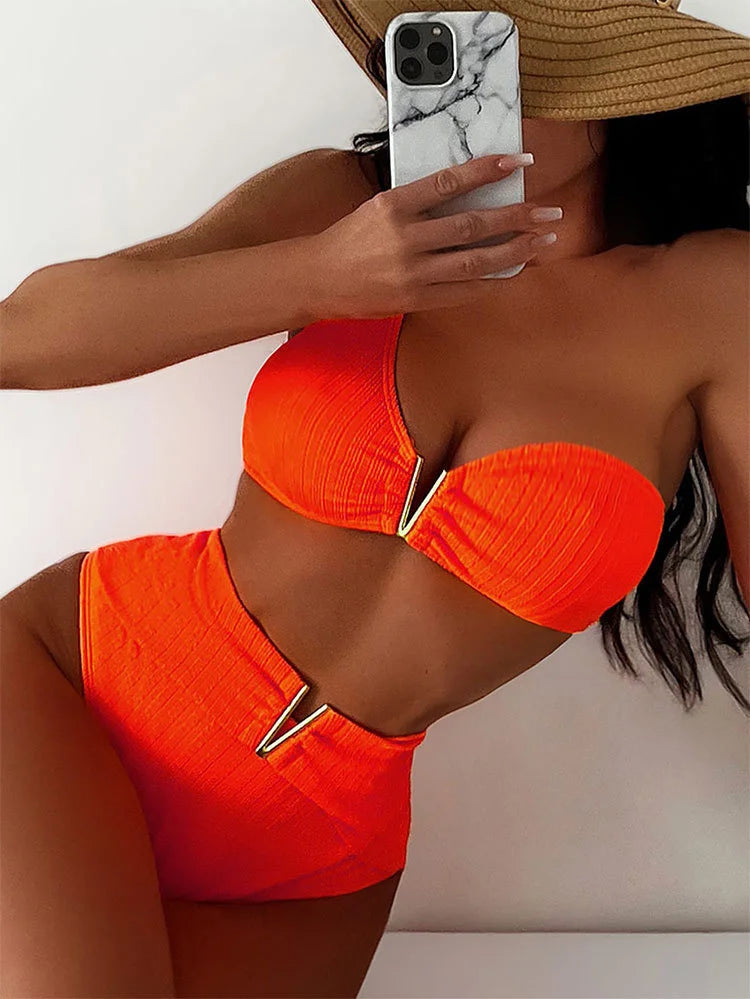 Sexy Damen-Bikini-Set mit brasilianischem Schnitt – ideal für Strand und Pool