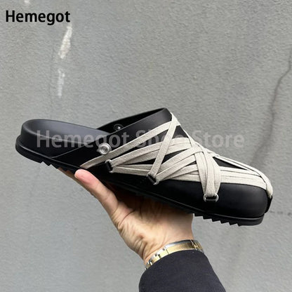 Lederschuhe zum Hineinschlüpfen für Herren – mit runder Kappe & flexiblem Sitz
