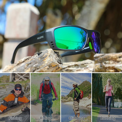 Sonnenbrille Sport TR90 polarisiert UV400 Belüftung leicht Herren