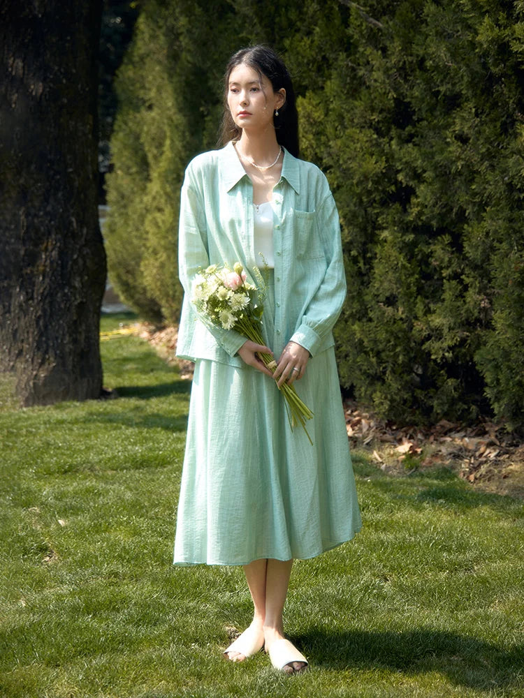 Leichte Damen-Chiffonbluse mit Blumenmuster und eckigem Ausschnitt – ideal für den Sommer