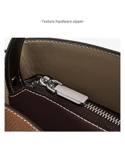 Damen-Handtasche aus echtem Leder Großes Fassungsvermögen Pflegeleichtes Design Alltagsbegleiter