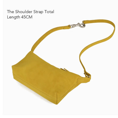 Damen Hobo-Tasche aus Wildleder | Halbmondform Crossbody