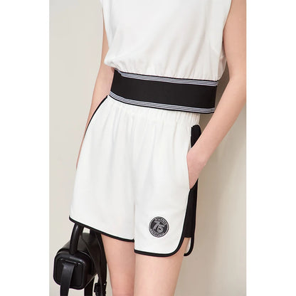 Damen Shorts im Minimalismus-Stil mit neuer Stretch-weite und ärmellos