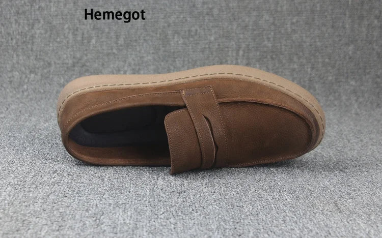 Elegante Herren-Loafer mit dicker Sohle – stilvoll & komfortabel