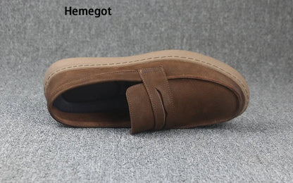 Elegante Herren-Loafer mit dicker Sohle – stilvoll & komfortabel