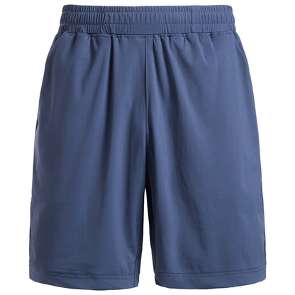 Herren-Urlaubsshorts in Blau mit elastischem Bauchbund und Seitennähten