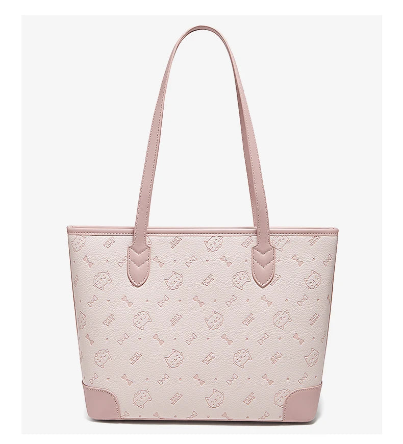 Damen Schultertasche Aus PVC-Leder Mit Großer Kapazität Im Alltag