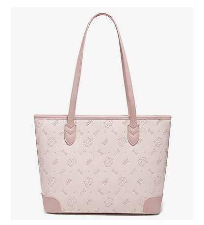 Damen Schultertasche Aus PVC-Leder Mit Großer Kapazität Im Alltag