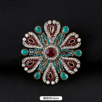 Brosche Metall Barock Vintage Retro Palast Revers Pin Unisex Party
