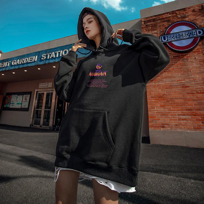 Herren Hoodie im Graffiti-Design mit lässigem Oversize-Schnitt für Hip Hop