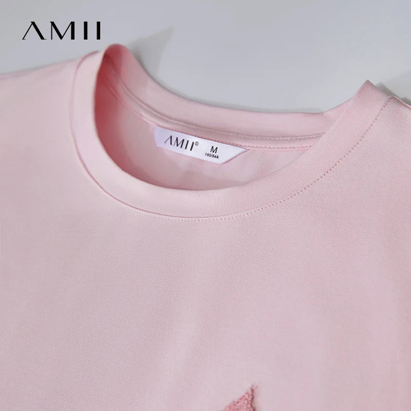 Damen T-Shirt aus Eisprozellan mit Rundhalsausschnitt und antibakteriellen Eigenschaften