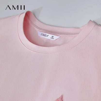 Damen T-Shirt aus Eisprozellan mit Rundhalsausschnitt und antibakteriellen Eigenschaften