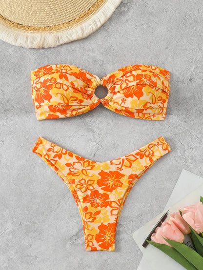 Weißer Push-Up-Bikini im brasilianischen Stil – verführerisches Bade-Set für den Strand und Pool
