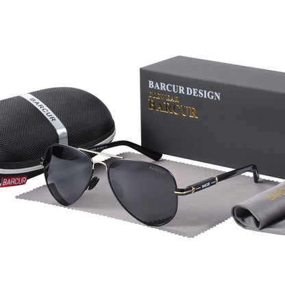 Sonnenbrille Pilot polarisiert Fahren Herren Spiegel