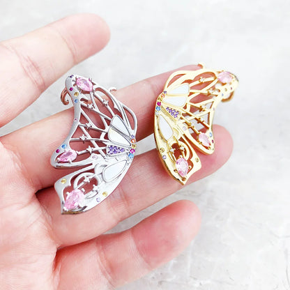 Damen-Ohrmanschette Schmetterling Böhmen Qualität aus Sterlingsilber