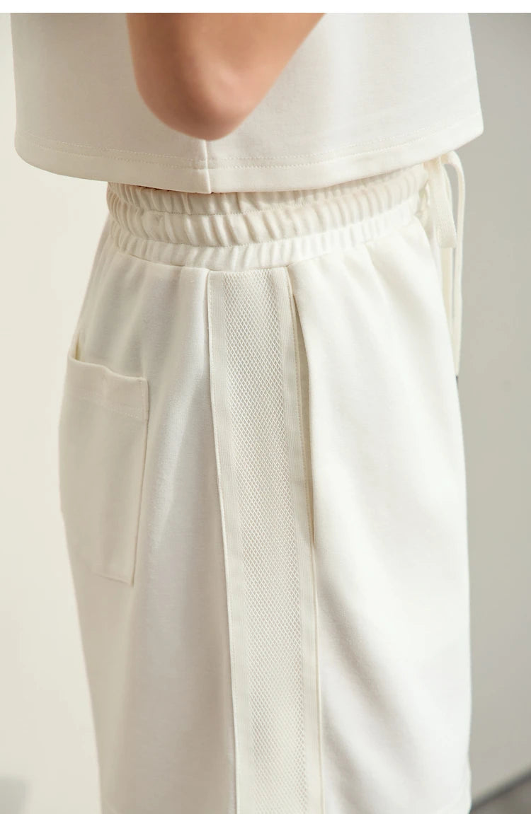 Damen Shorts im lässigen Stil mit Aushöhlung und elastischer Taille