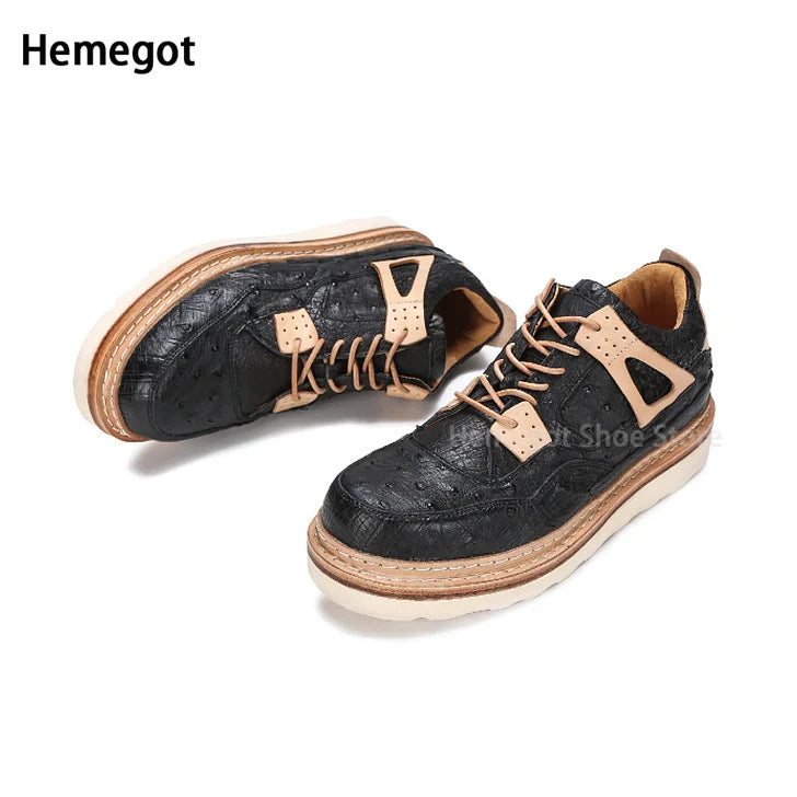 Schnürschuhe aus Echtleder für Herren – klassisch & bequem