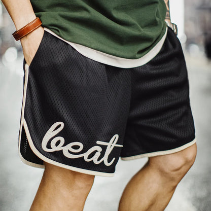 Herren Shorts aus atmungsaktivem Mesh mit elastischer Taille für den Sommer