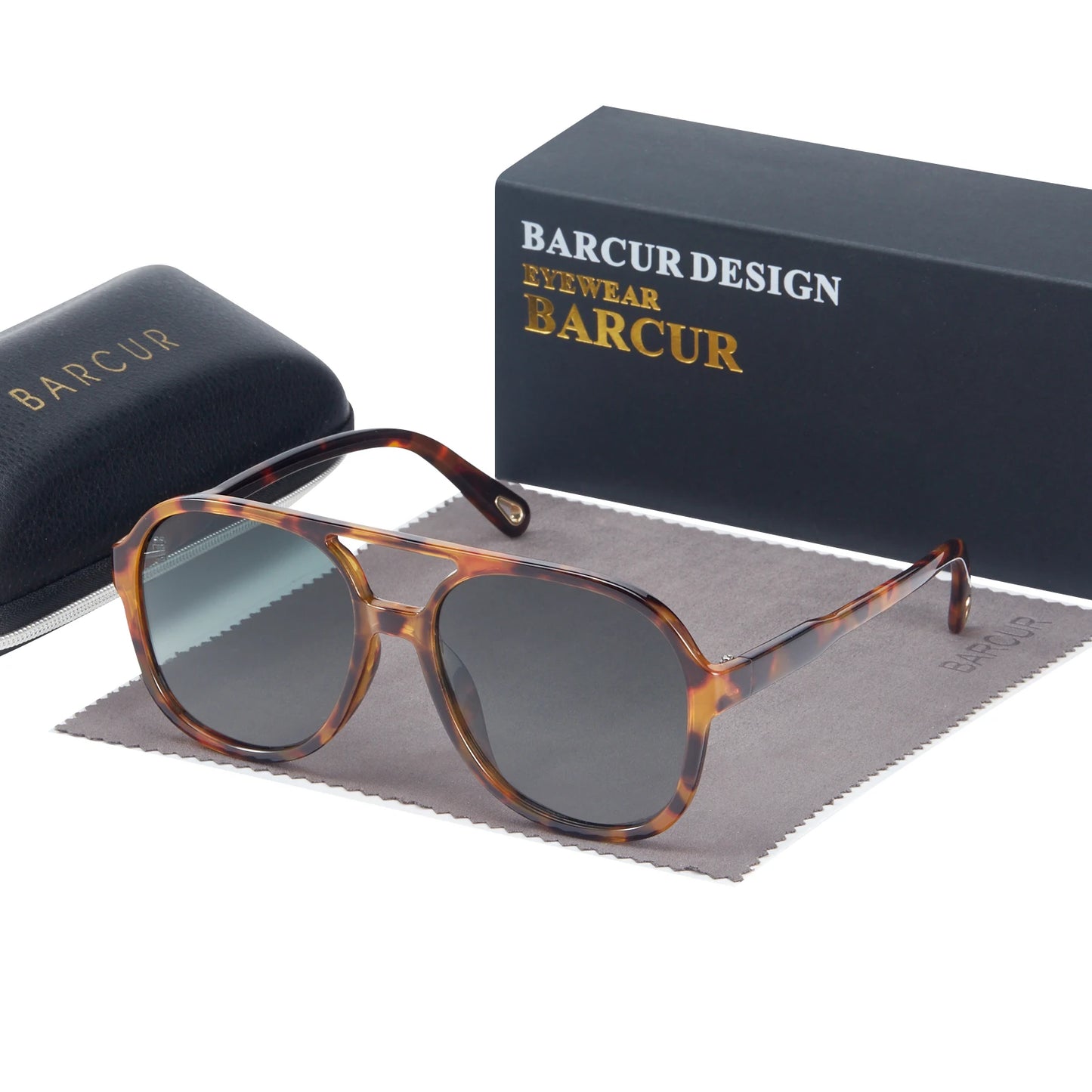 Damen-Sonnenbrille quadratisch 70er Retro Polaroid photochrom UV400