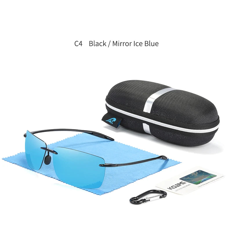 Sonnenbrille Sport TR90 leicht Laufen Fahren Karabiner-Etui Herren
