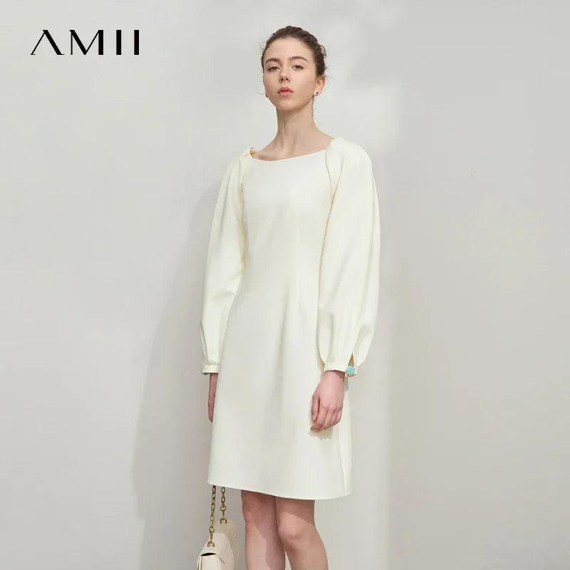 Elegantes Damenkleid Figurformend Slim Schnitt Büro Anlass