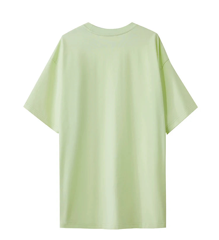 Damen T-Shirt mit Druck im lässigen Rundhals-Stil für das Büro