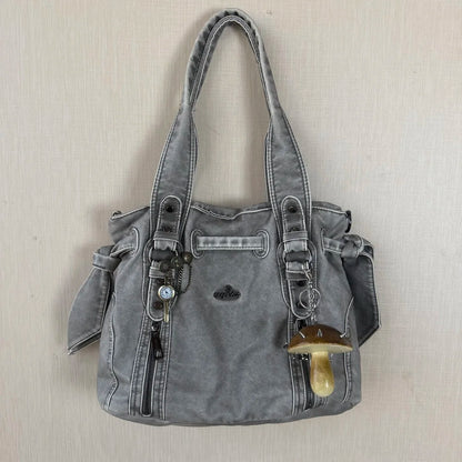 Damen-Handtasche Top-Handle Schultertasche Vintage Stil Aus Weichem PU-Leder Ideal Für Alltag