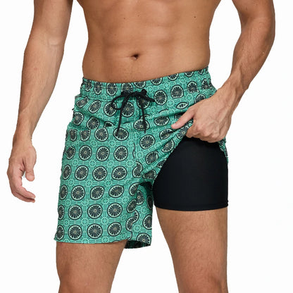 Schnelltrocknende Herren-Badehose mit niedrigem Schnitt – ideal für Strand und Fitness