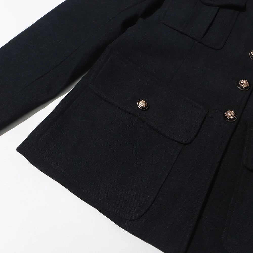 Zweiteiliges Damen-Set aus Spitze und Denim mit V-Ausschnitt, ärmellosem Oberteil und hoch taillierter knielanger Hose – ideal für Streetwear.