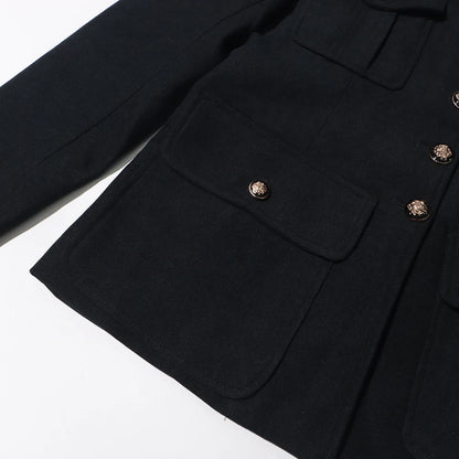 Zweiteiliges Damen-Set aus Spitze und Denim mit V-Ausschnitt, ärmellosem Oberteil und hoch taillierter knielanger Hose – ideal für Streetwear.