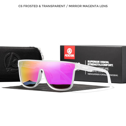 Sonnenbrille Einteiler polarisiert Sport Baseball Angeln Fahren Komplettzubehör