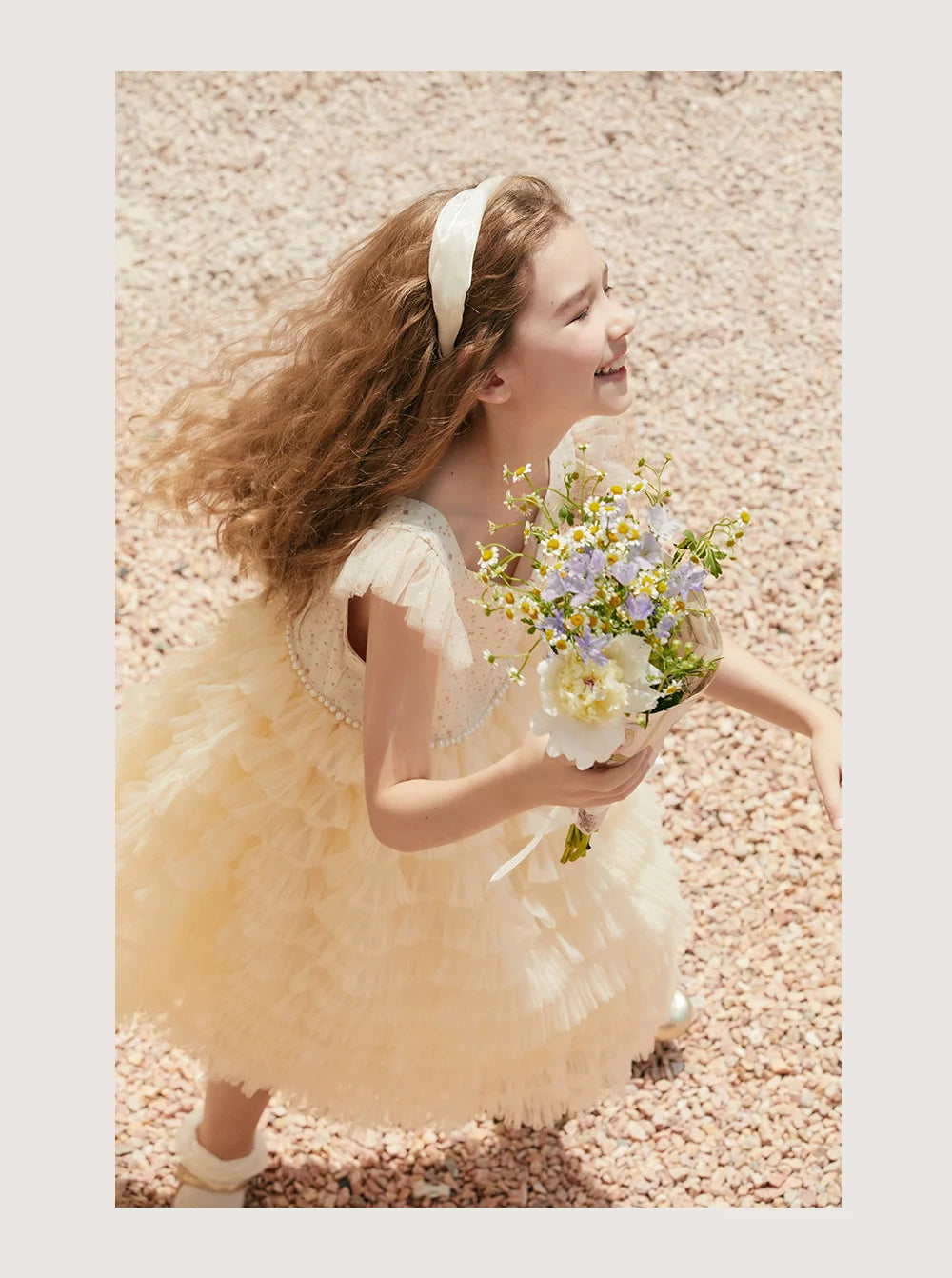 Ärmelloses Sommer-Prinzessinnenkleid für Mädchen mit Pailletten und Tüll – ideal als Blumenmädchenkleid