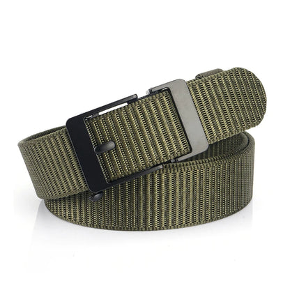 Herren-Gürtel aus Nylon 3,4 cm Breite mit Automatikverschluss für Outdoor-Wandern