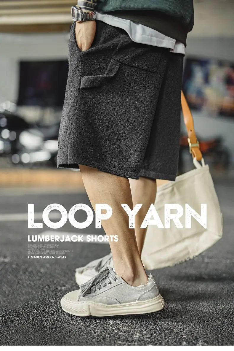 Herren Shorts im lässigen Stil mit elastischem Bund und Taschen