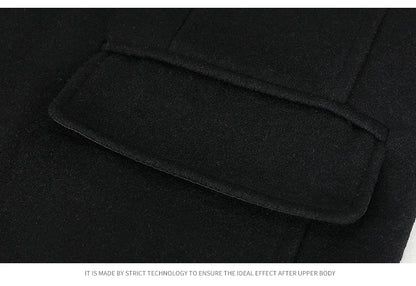 Hochwertiger Wollmantel für Herren – Boutique-Design