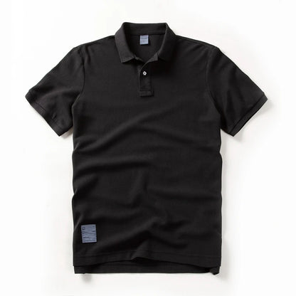 Polo-Shirt Neue Sommer Revers Elastizität T-shirt Einfarbig Mode Kurzarm Business Casual Männer Kleidung M-3XL BP13200