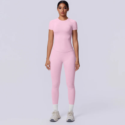 Hamidou Nahtloses Sportset Für Damen Mit Pfirsich-Po Effekt