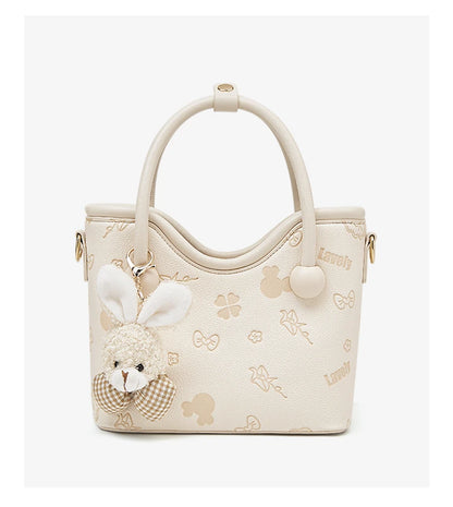 Damen Handtasche Aus PU-Leder Im Bucket-Stil Mit Crossbody Design