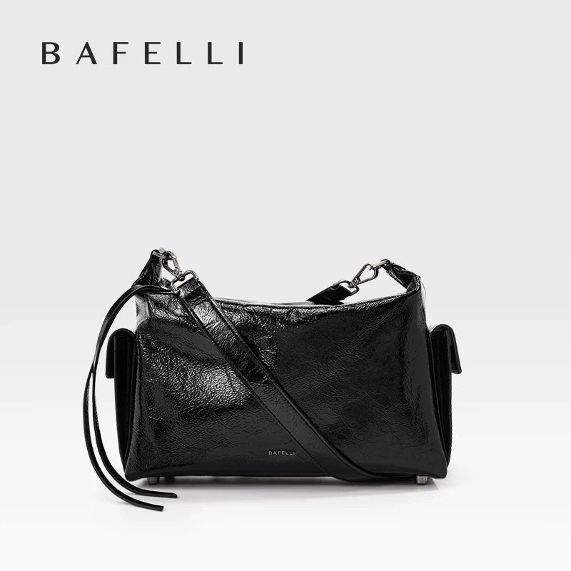 Praktische Echtledertasche Leichte Schultertasche Für Damen