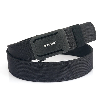 Unisex-Taktischer Gürtel aus Nylon mit Automatischer Schnalle für Outdoor-Einsatz Alltagstauglich